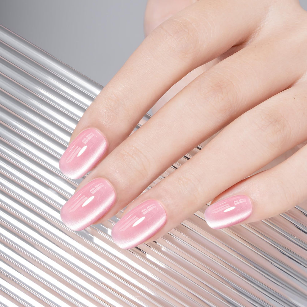 MEGIOR swatches on nail stick showing color shifts and application ideas