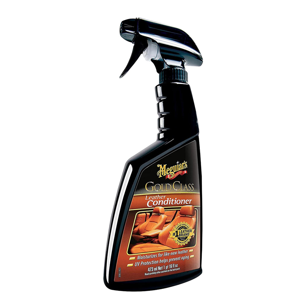 Meguiar's close-up of leather texture showing improved suppleness