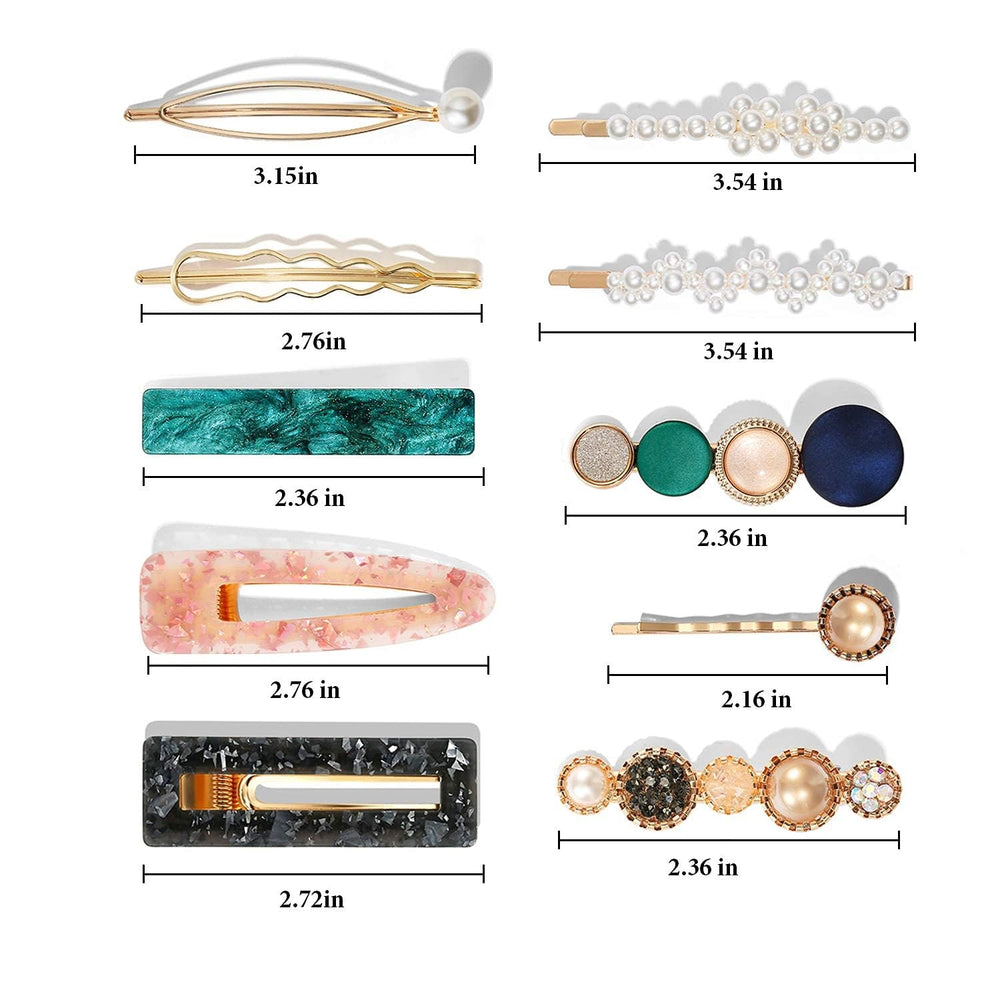 Mehayi acrylic barrette texture close shot showing glossy durable surface
