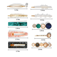 Mehayi acrylic barrette texture close shot showing glossy durable surface
