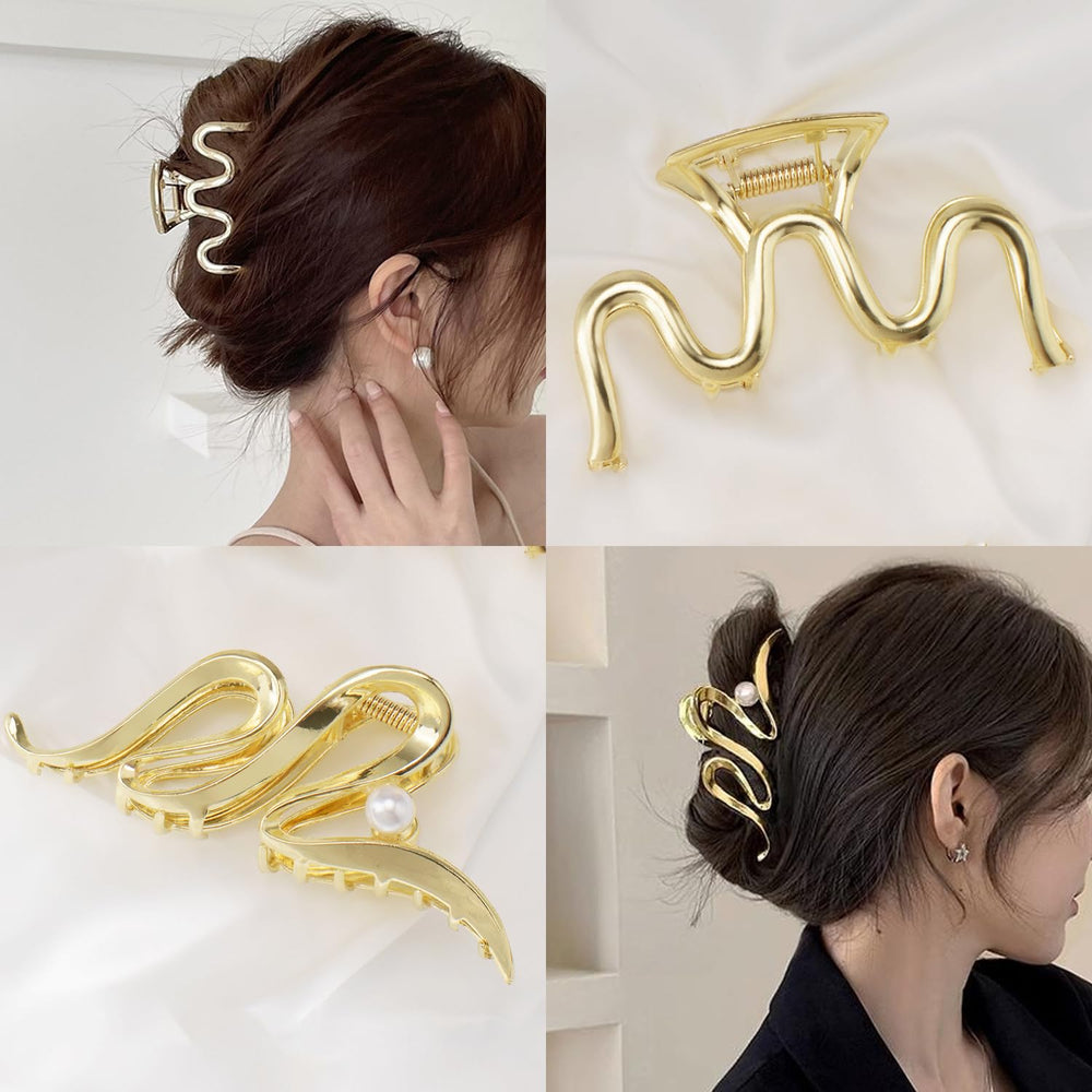 Mehayi clip securing a high bun demonstrating dependable hold