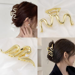 Mehayi clip securing a high bun demonstrating dependable hold