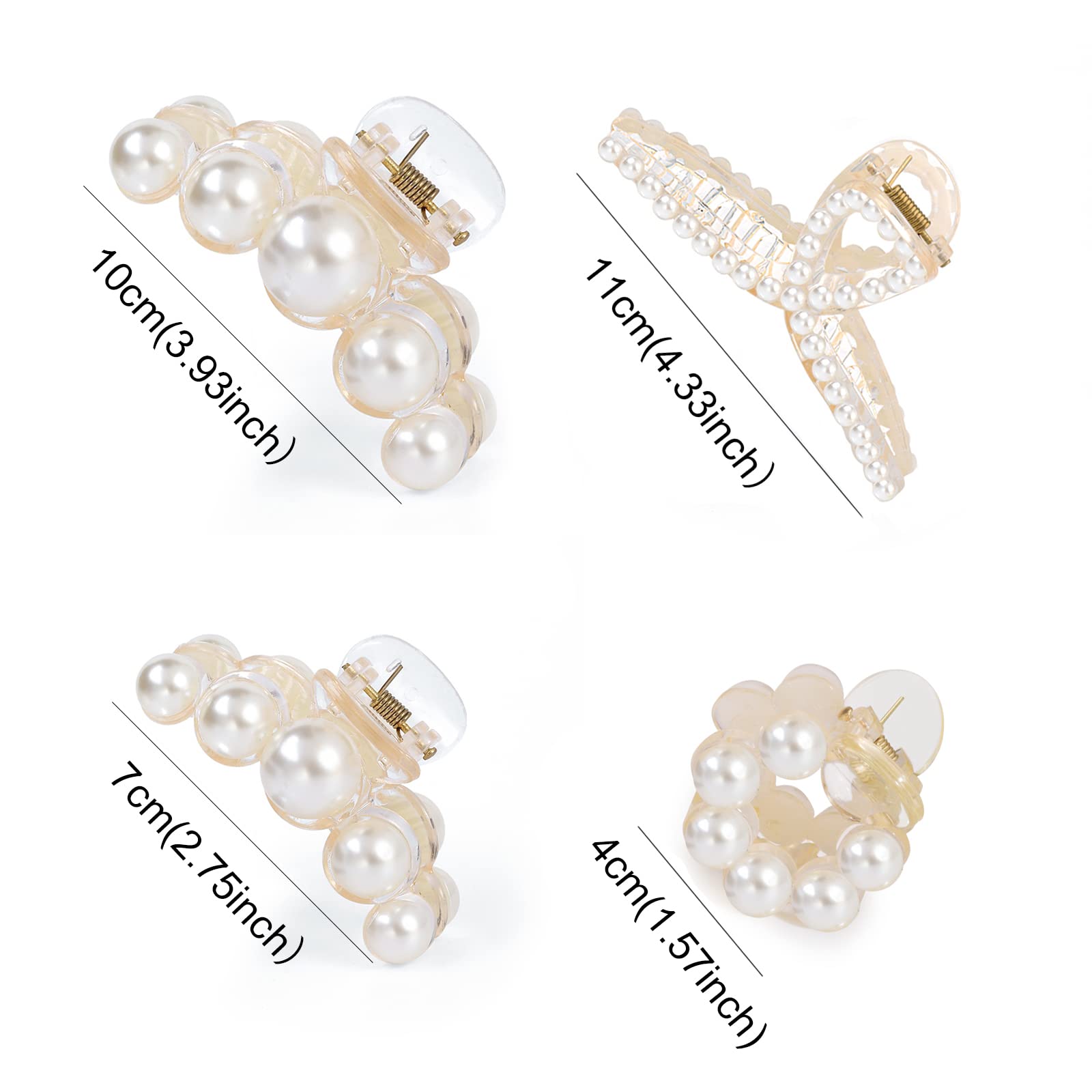 Mehayi close-up of pearl accents and resin texture for polished look and durability