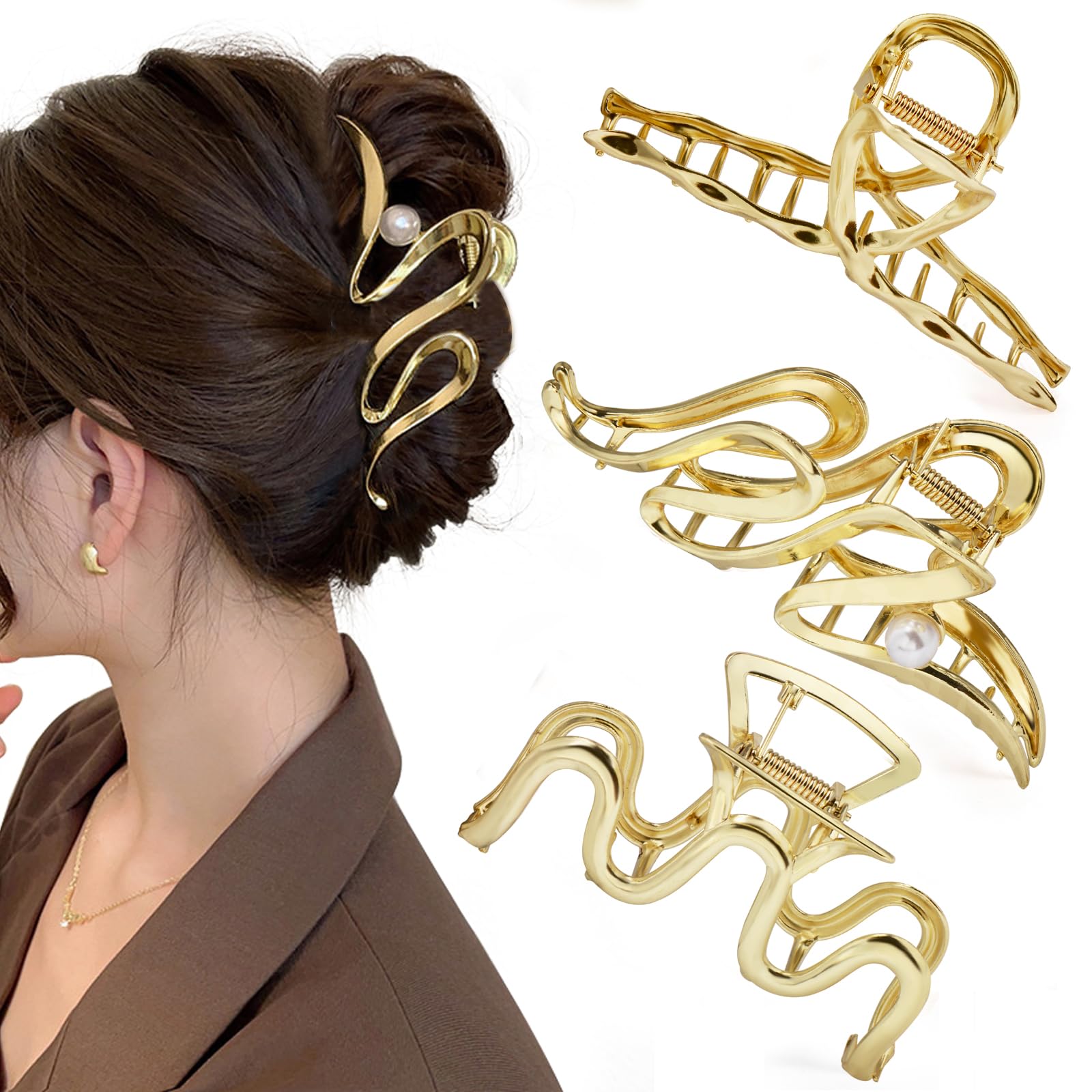 Mehayi front packaging showing three metal clips and clear styling benefit