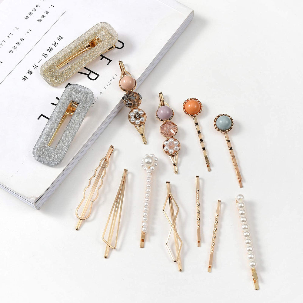 Mehayi clip worn in hair side profile demonstrating secure hold and decorative effect