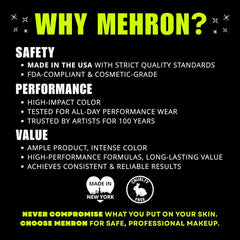 Mehron clown white cream texture close-up demonstrating smooth, blendable pigment