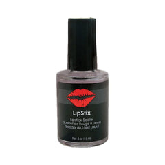 Mehron LipStix Sealer front bottle showing brush applicator and clear finish benefit