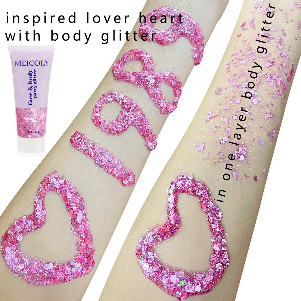 MEICOLY 50ml tube beside a hand showing size and travel-ready convenience