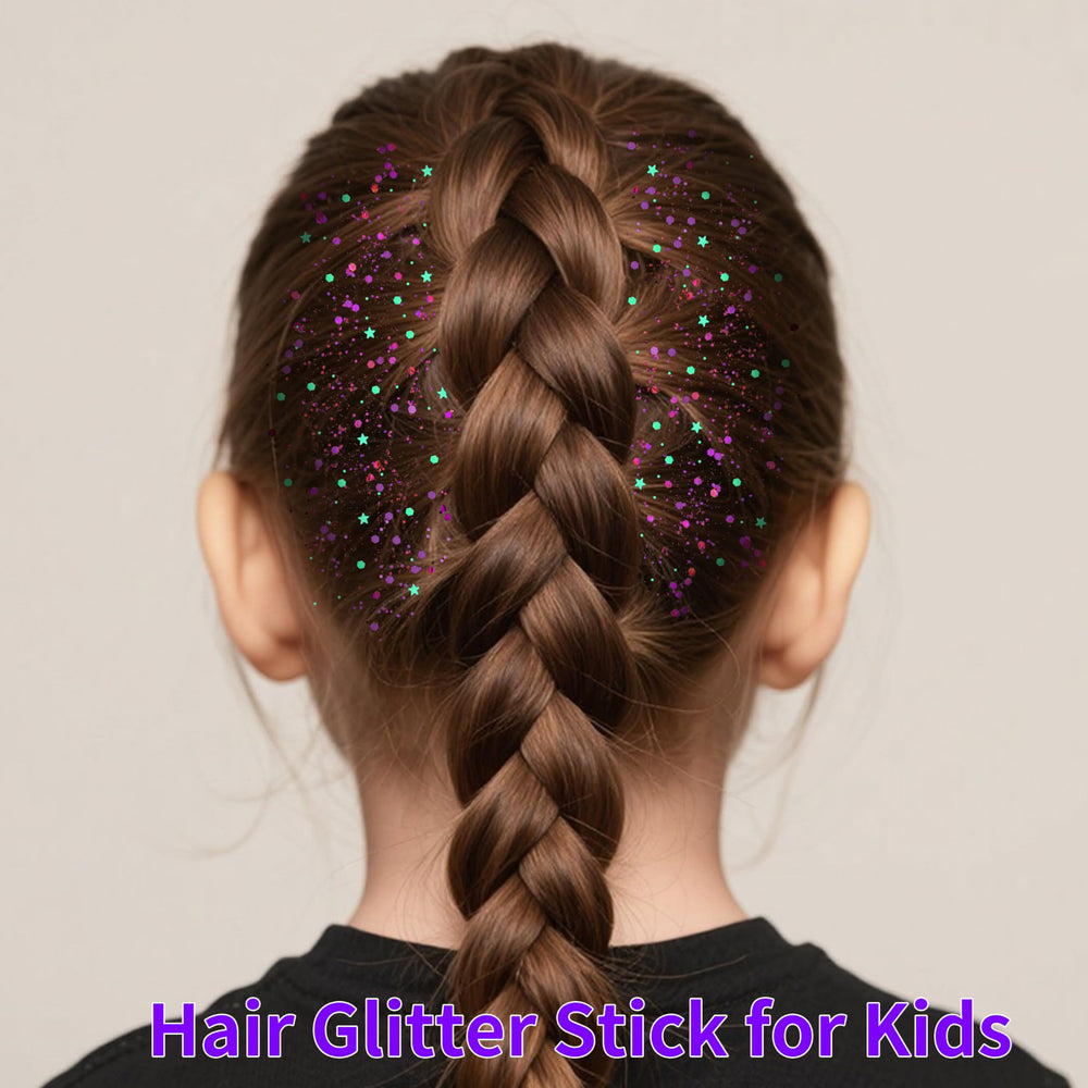 MEICOLY applied on cheekbone creating purple shimmer and highlighting features