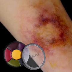 MEICOLY close-up of color wells showing creamy texture for smooth blending
