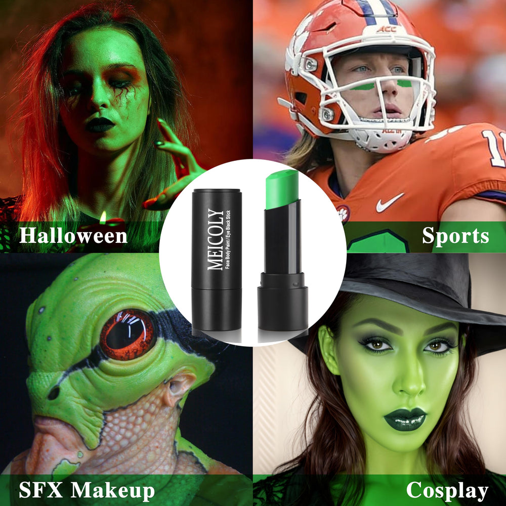 MEICOLY applied under eye as eye black for glare reduction benefit