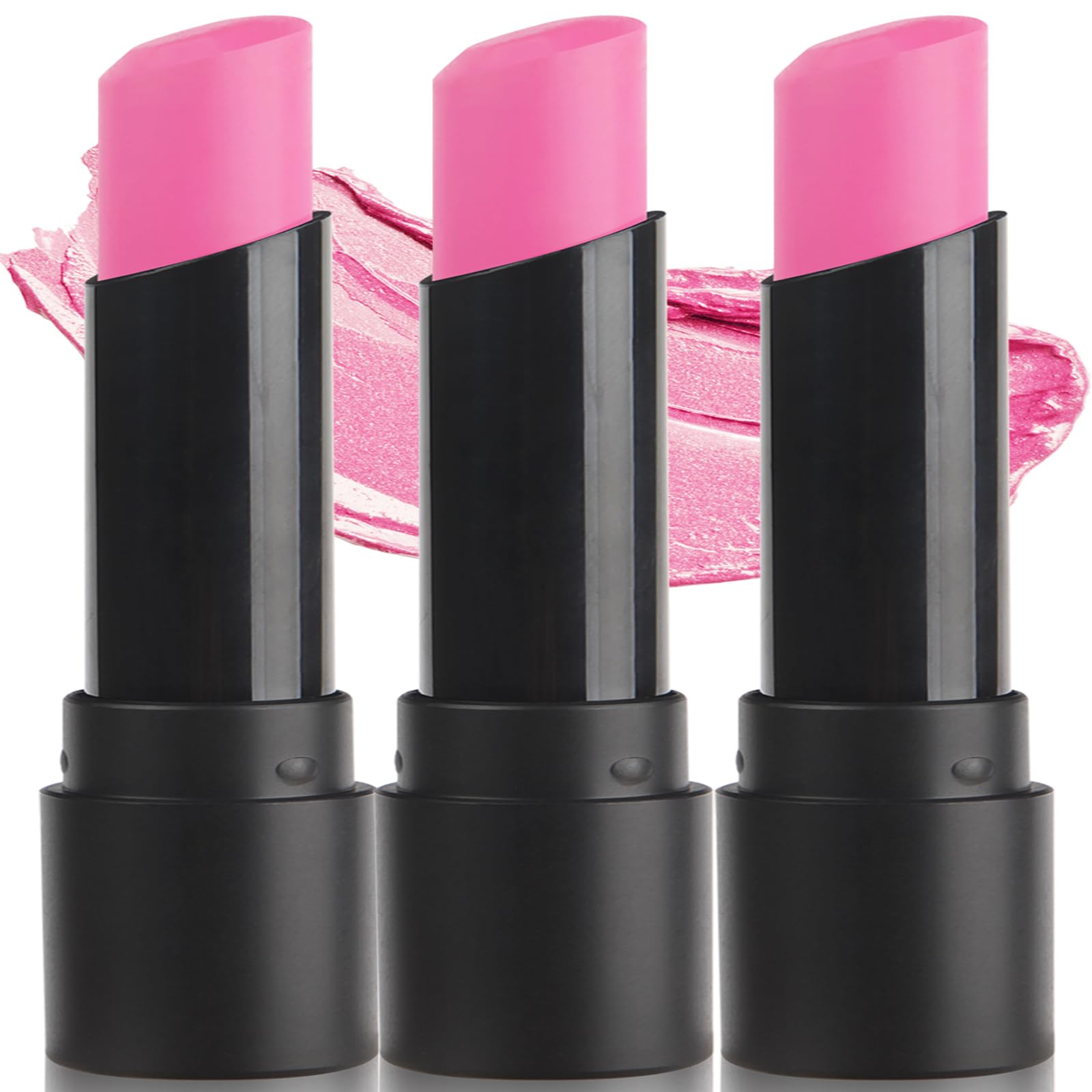MEICOLY front packaging showing three pink face paint sticks and benefits