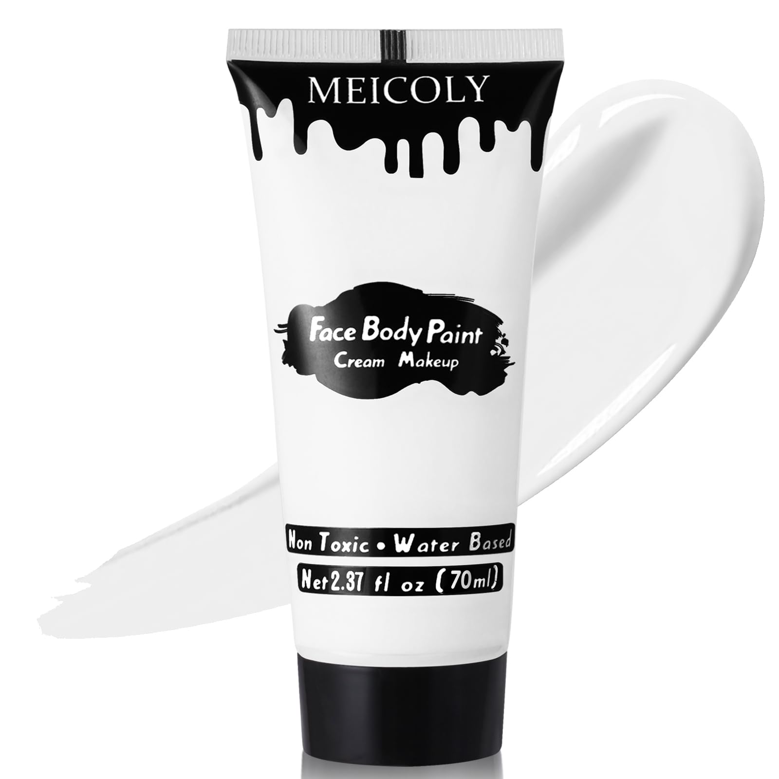 MEICOLY front tube showing product branding and clear benefit of easy full coverage