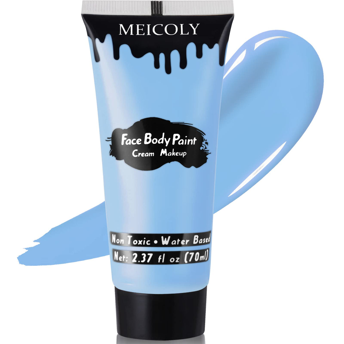 MEICOLY front tube showing brand and pale blue shade for easy identification and use
