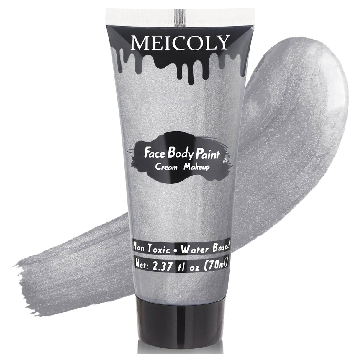 MEICOLY front tube showing metallic silver paint and clear product details