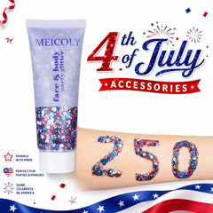 MEICOLY gel texture close-up revealing laser-effect sequins for high shine