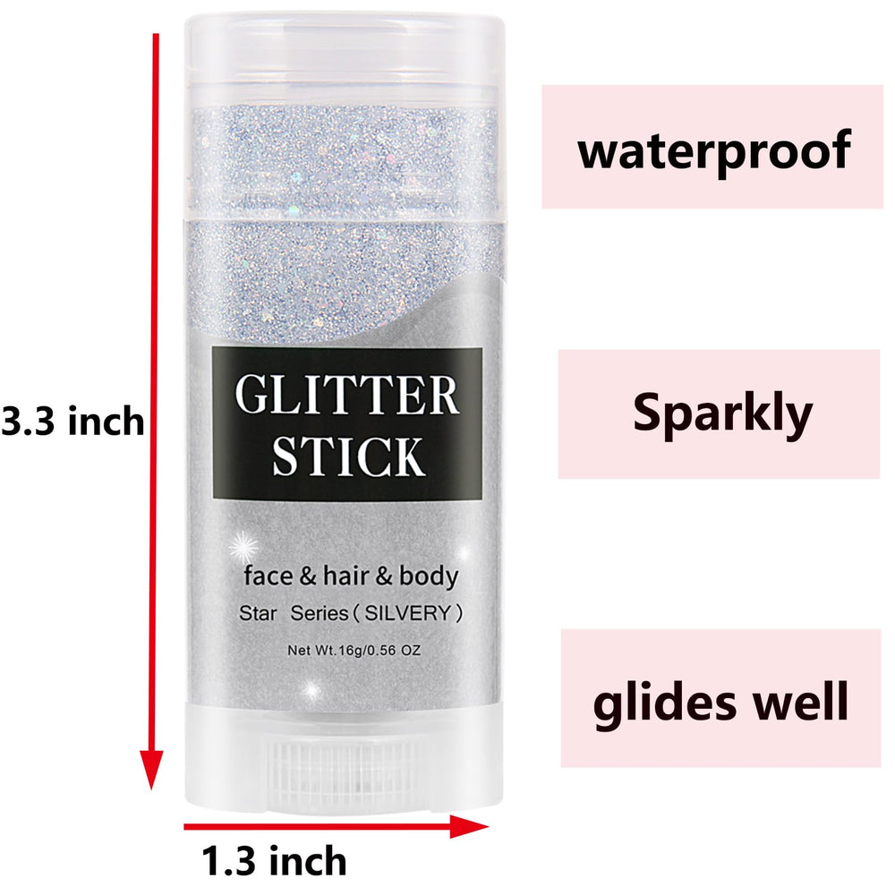 MEICOLY application on cheek demonstrating precise placement and long-lasting sparkle