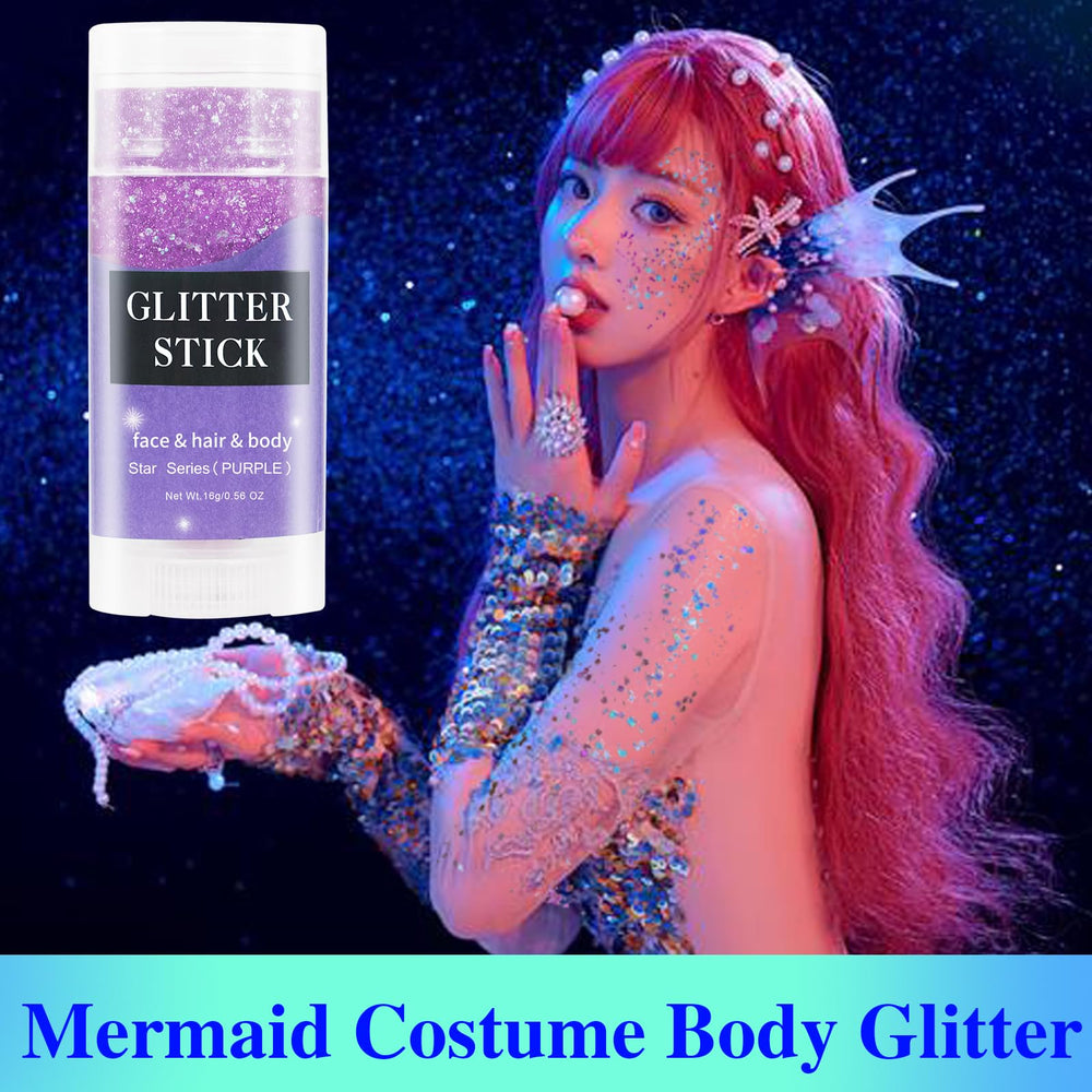 MEICOLY hair streak application on model for bold festival-style shine