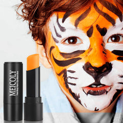 MEICOLY used for vivid Halloween pumpkin makeup for clear coverage