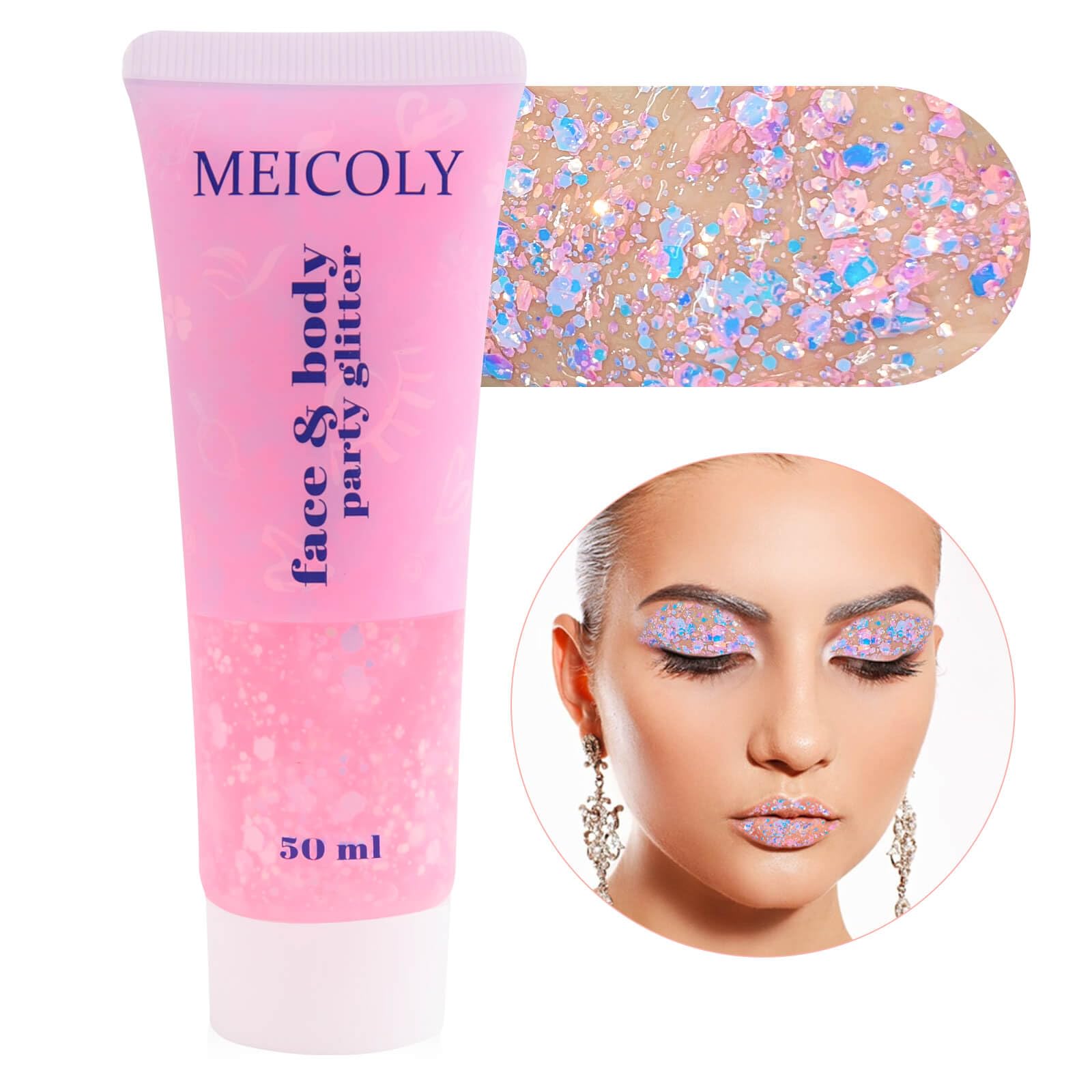 MEICOLY used in kids face painting showing playful sparkle and gentle formula