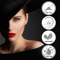 MEICOLY loose powder texture close-up highlighting ultra-fine blend for smooth finish