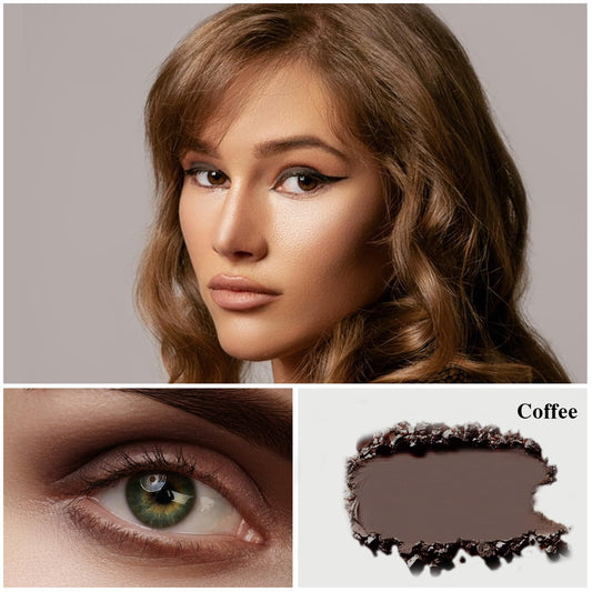 MEICOLY open compact with mirror and applicator for on-the-go touch-ups