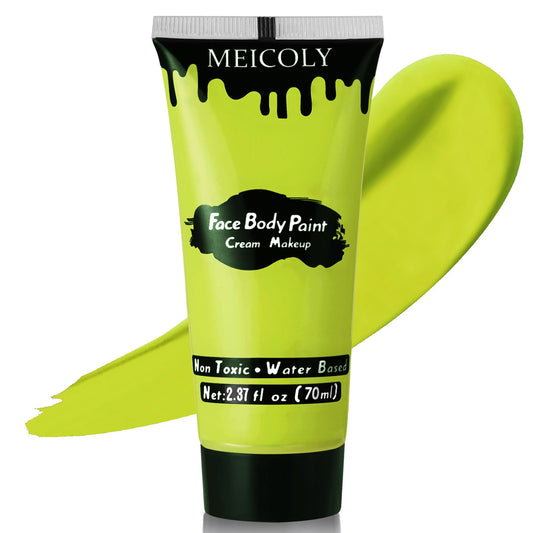 MEICOLY tube front view showing label and ogre green shade for clear identification