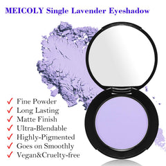 MEICOLY compact opened with mirror and small applicator for quick touch-ups