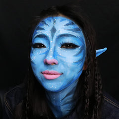 MEICOLY paint spread on skin demonstrating even coverage and blend