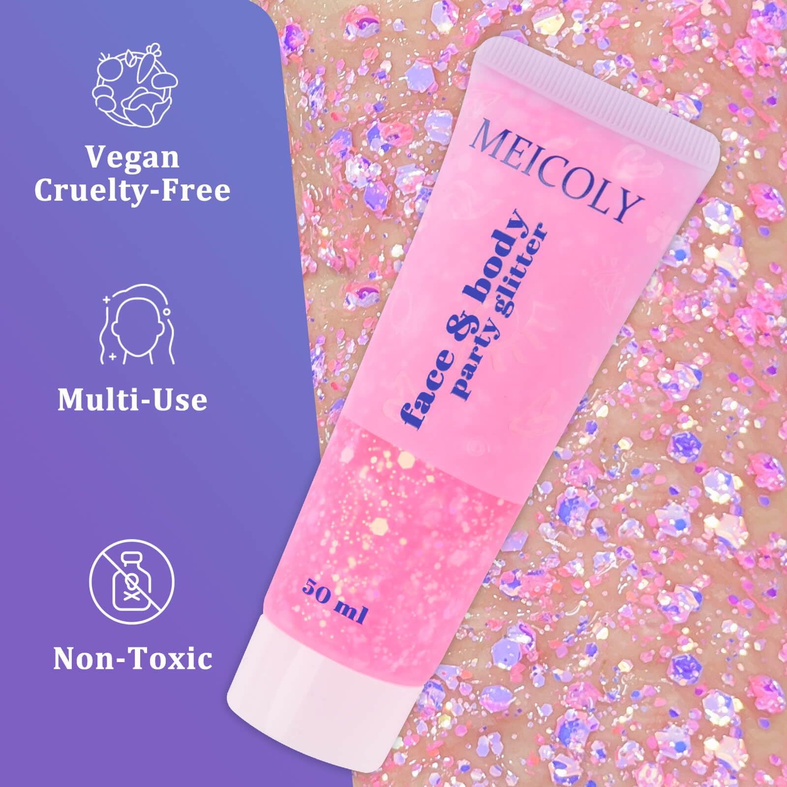 MEICOLY tube in hand for size comparison and controlled amount application benefit