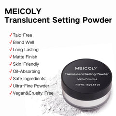 MEICOLY used in SFX stage makeup showing strong setting hold under bright lights benefit