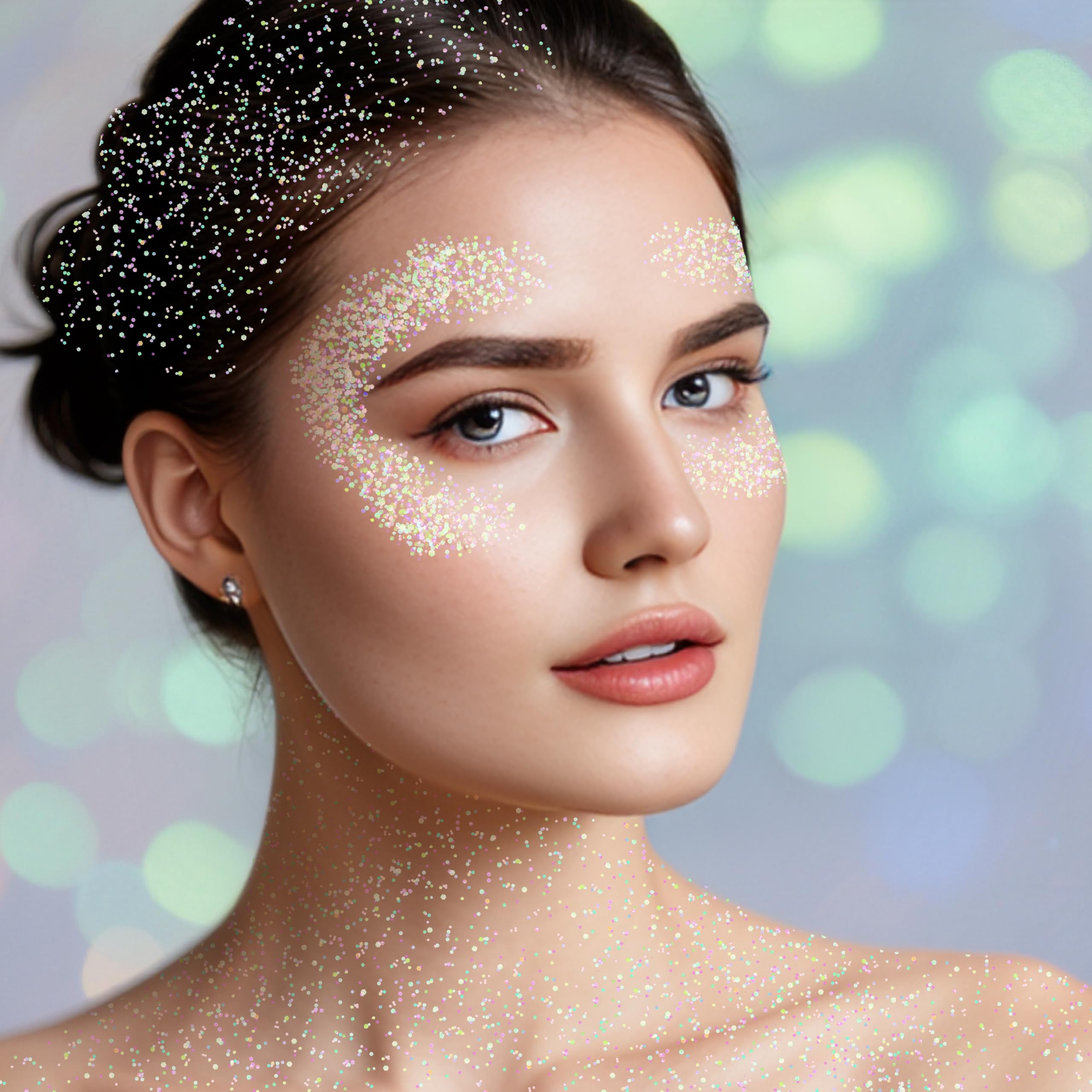 MEICOLY stick texture close-up revealing creamy glitter for smooth, even application
