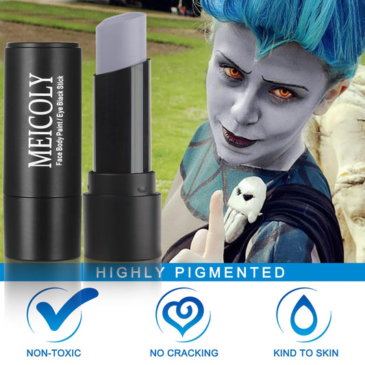 MEICOLY close-up texture stroke showing creamy blendability and strong pigment