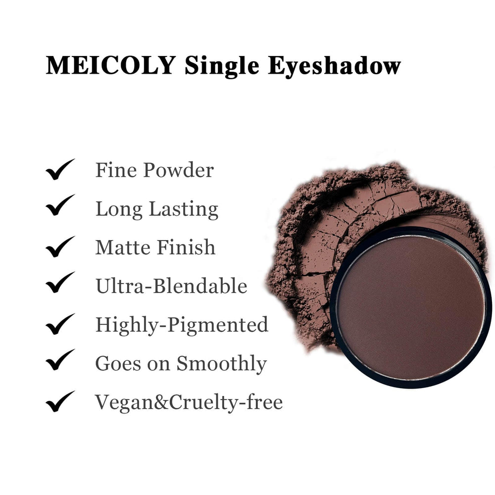 MEICOLY powder texture close-up showing smooth matte finish for easy blending