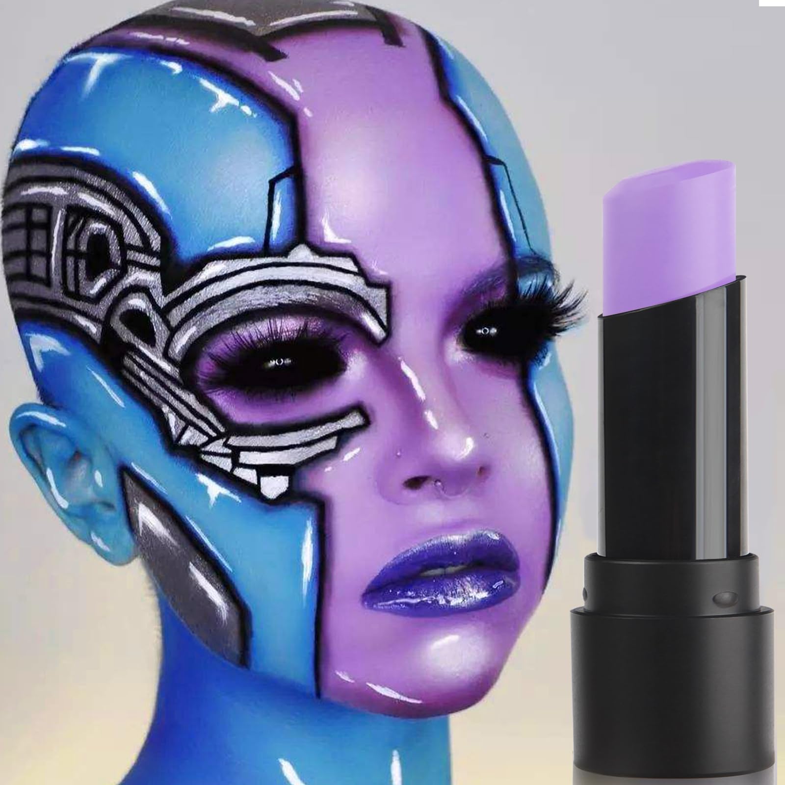 MEICOLY close-up of stick tip texture showing creamy formula for even coverage
