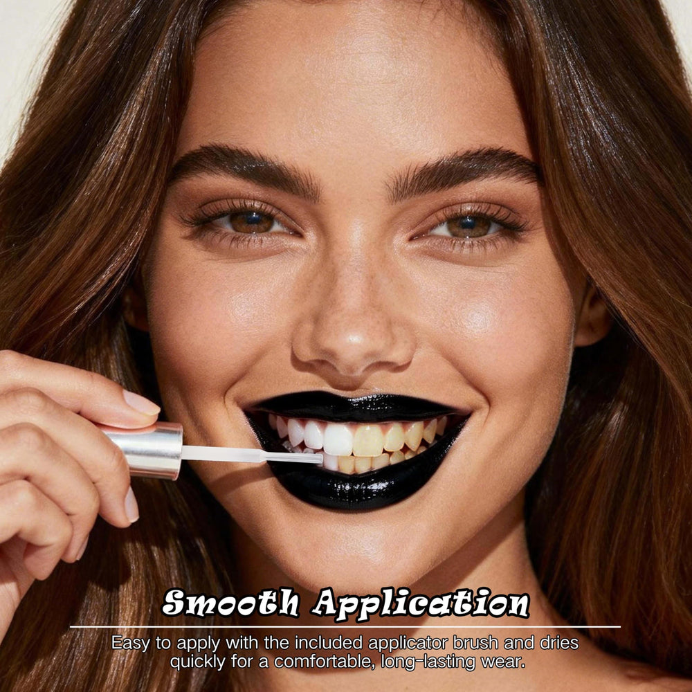 MEICOLY black shade applied to teeth model, dramatic effect for cosplay