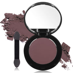 MEICOLY front compact showing Velvet Plum shade and neat packaging benefit travel-ready
