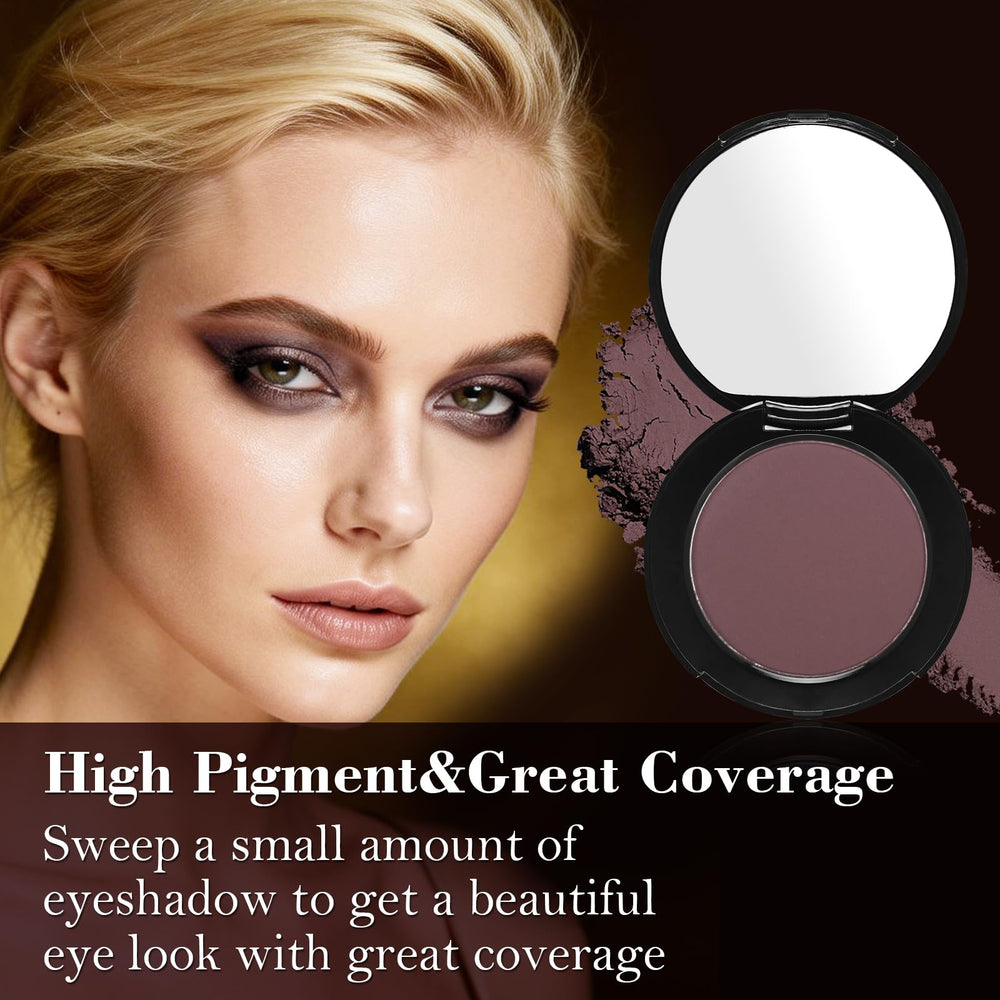 MEICOLY model wearing Velvet Plum daytime eye look showing natural intensity benefit