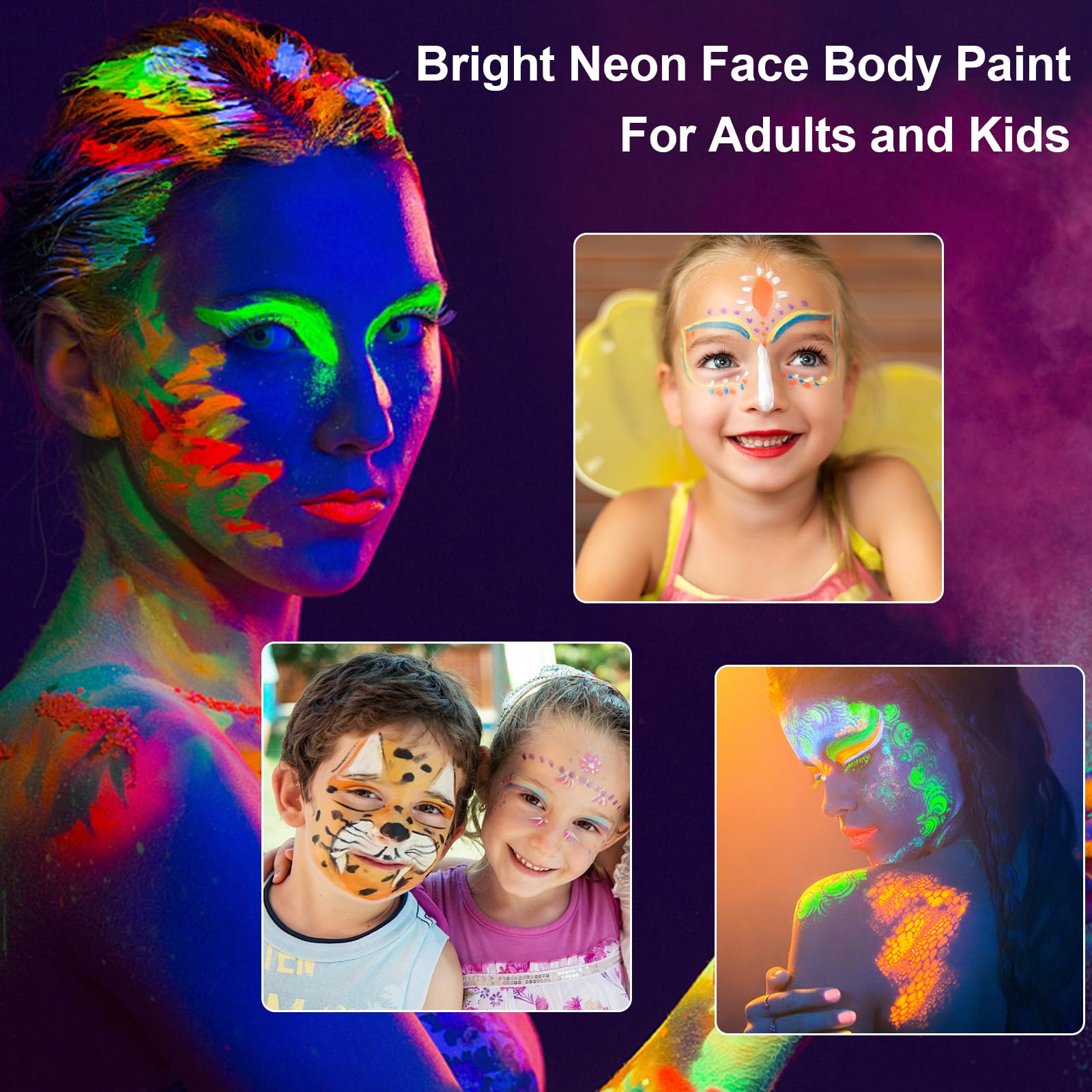 MEICOLY white and neon combo demonstrating mixable shades for custom tones