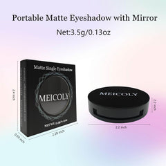 MEICOLY used in a Halloween matte eye look for dramatic, buildable coverage benefit