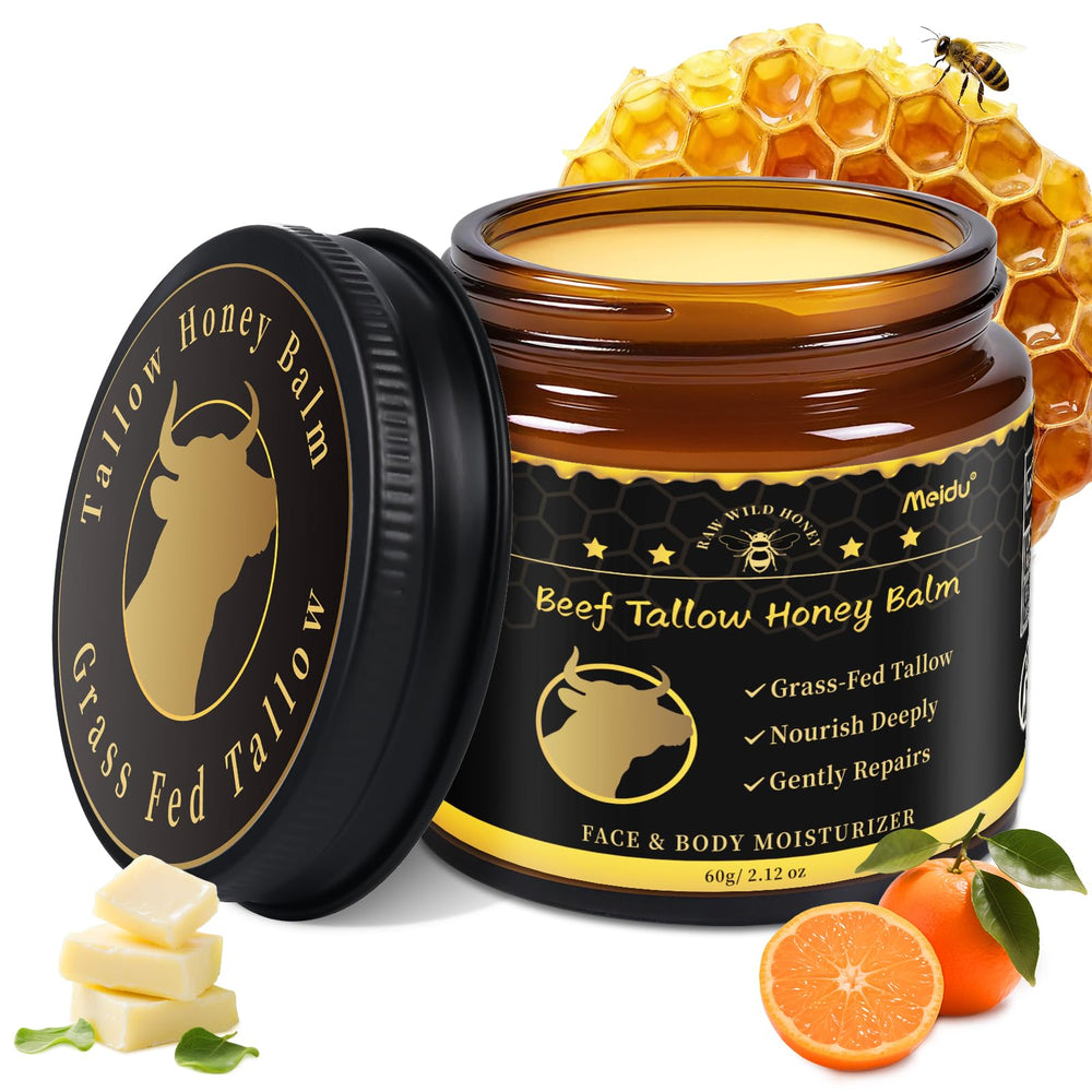 MEIDU jar front view showing label and clean ingredient promise
