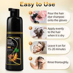 MEIDU shampoo texture close-up demonstrating smooth application benefit