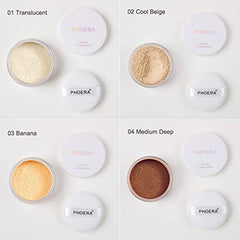 Meifen powder duo in a handbag with mirror for on-the-go touch-ups