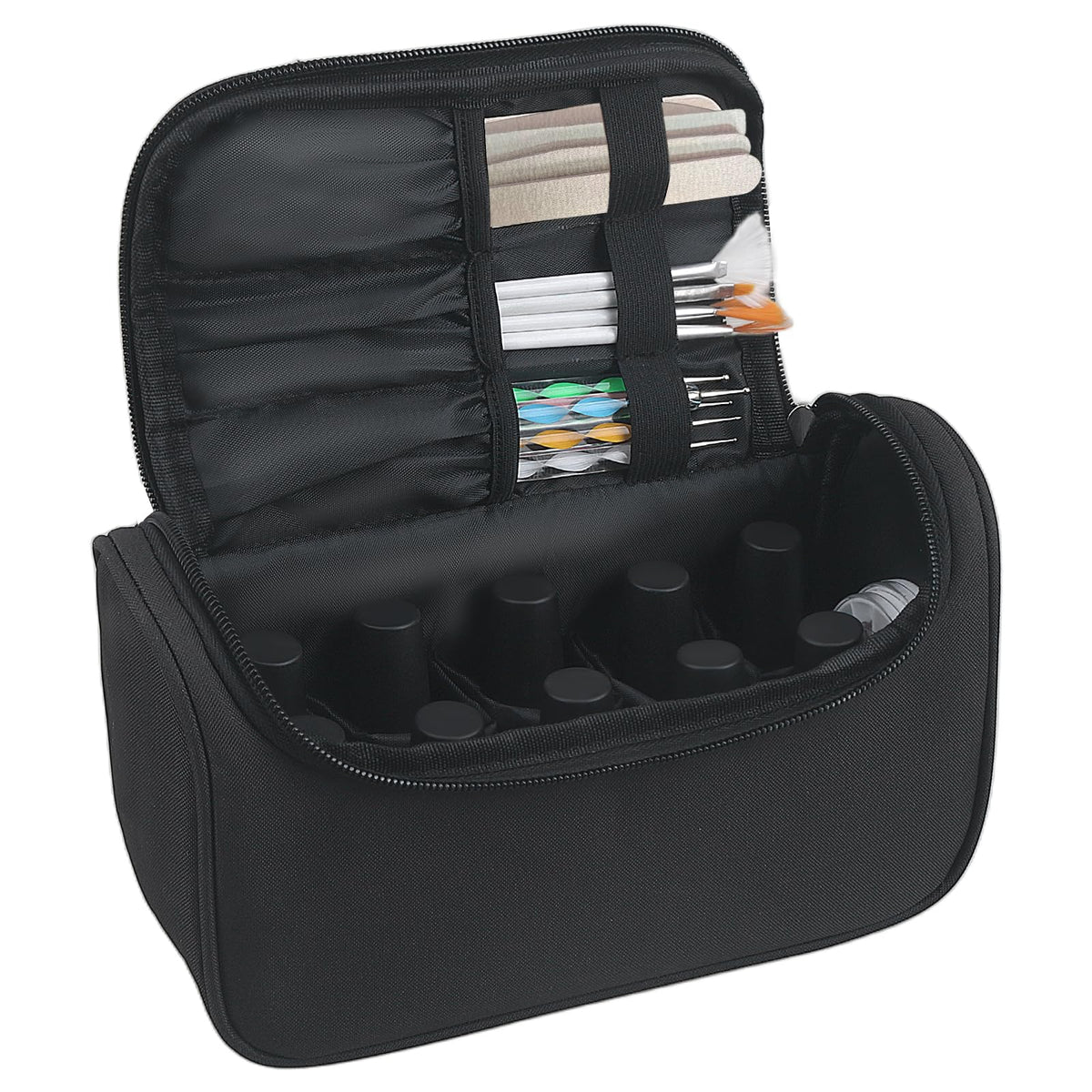 Meiiy front view closed bag showing compact, durable design and easy carry