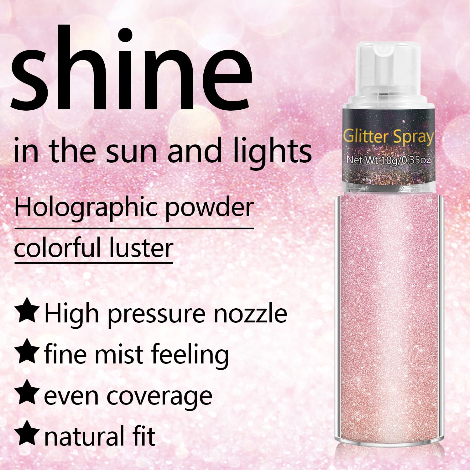 Meilury applied on cheekbone highlighter for luminous glow benefit