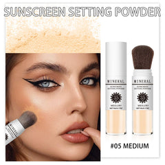 Meilury brush applicator closed cap protecting bristles and preventing mess
