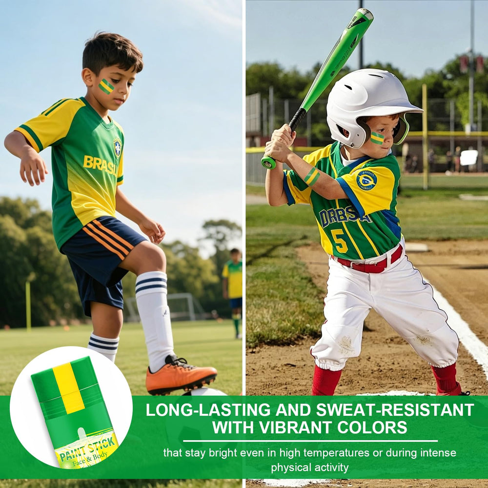 Meilury used as eye black under eye showing reduced glare and focus benefit