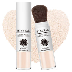 Meilury front packaging showing SPF 35 and translucent finish benefit