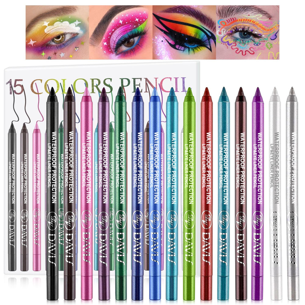Meilury front packaging showing full 15-color set and variety benefit