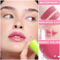 Meilury lip oil in purse illustrating on-the-go shine refresh benefit